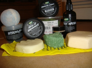All my current Lush products